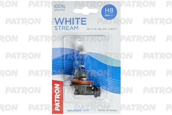 

Лампа Галогенная Блистер 1Шт H8 12V 35W 3800K Pgj19-1 White Stream (+100% Яркости, Яркий Б