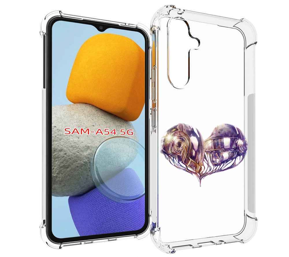 

Чехол MyPads сердце абстракция для Samsung Galaxy A54, Tocco