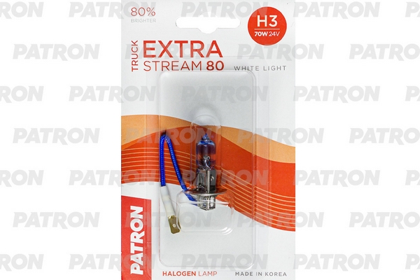 

Лампа Галогенная Блистер 1Шт H3 24V 70W 3500K Pk22s Truck Extra Stream 80 (+80% Яркости, Б