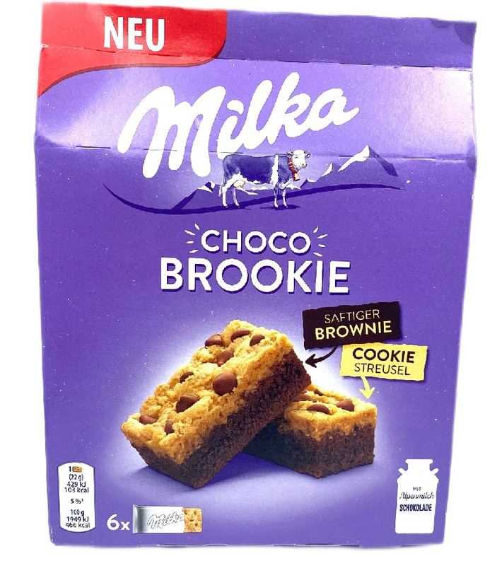 Бисквит Мilka Choco Brookie, 134 г