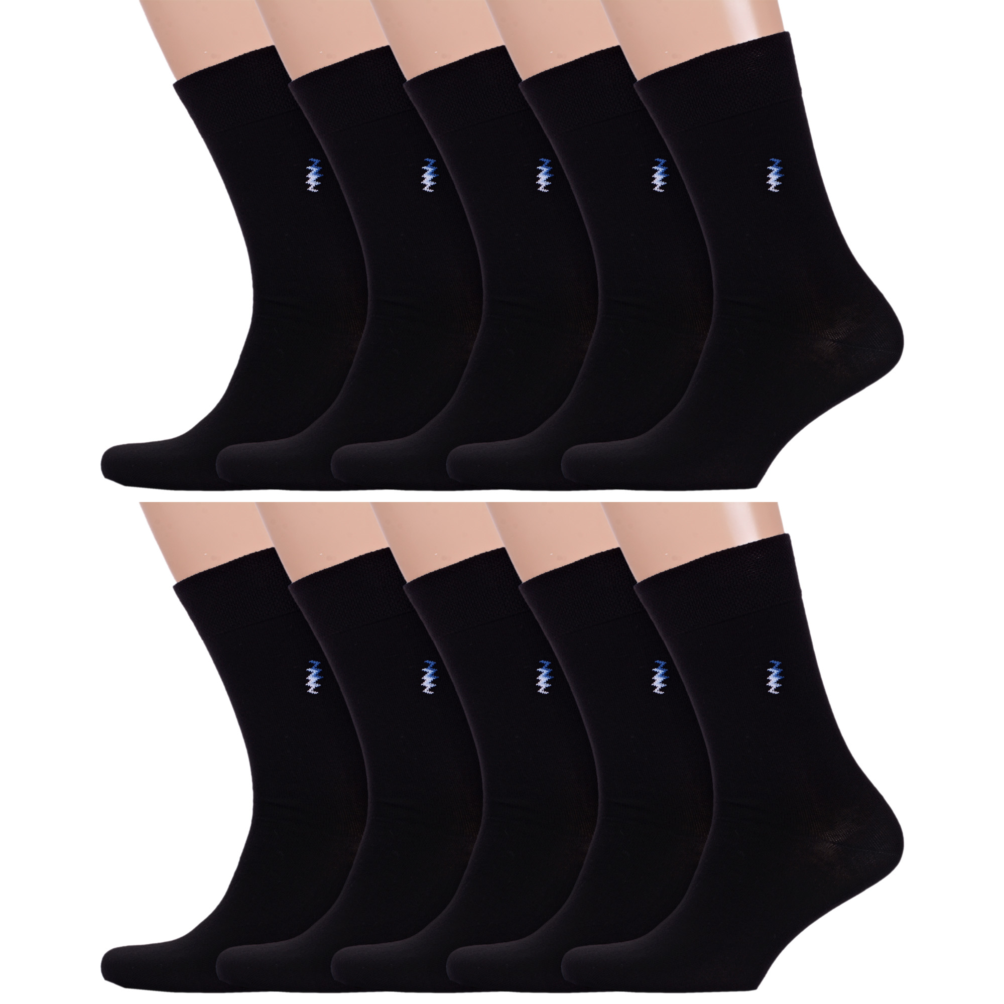 Комплект носков мужских Брестский чулочный комбинат 10-14с2122 черных 31, 10 пар
