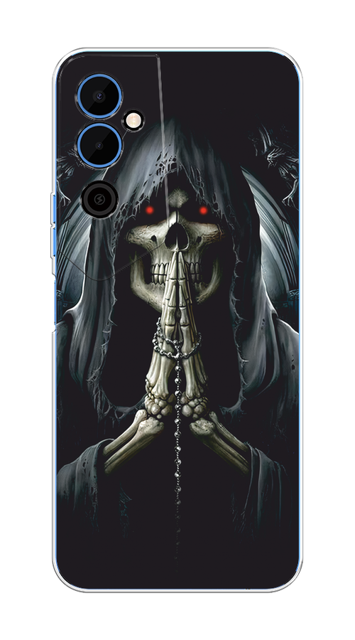 

Чехол на Tecno Pova Neo 2 "Молитва", Серый, 302450-1