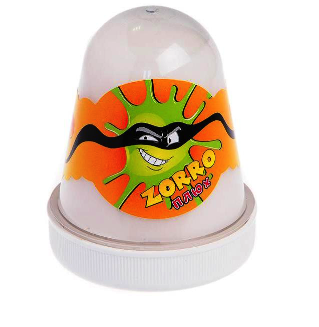 

Слайм Плюх ZORRO,перламутровый жемчуг,130 гр Плюх 0403, 0403
