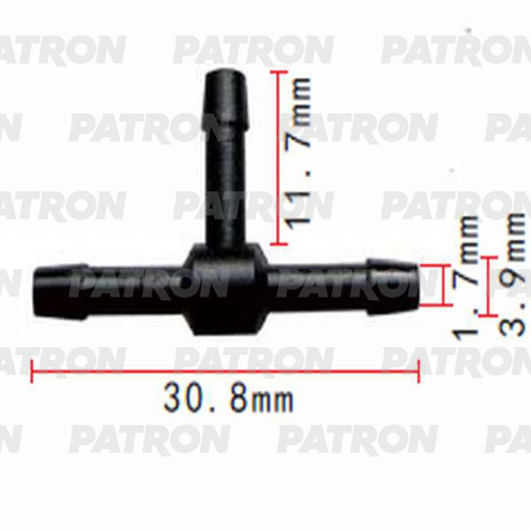 

Тройник Т- Образный 3x3x3 PATRON арт. P370835