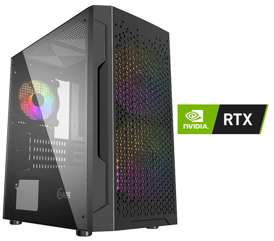 

Игровой компьютер CyberNote D241 I5-10400F/16gb/ssd 512Gb/rtx3060 12gb/win10pro/600w, D240