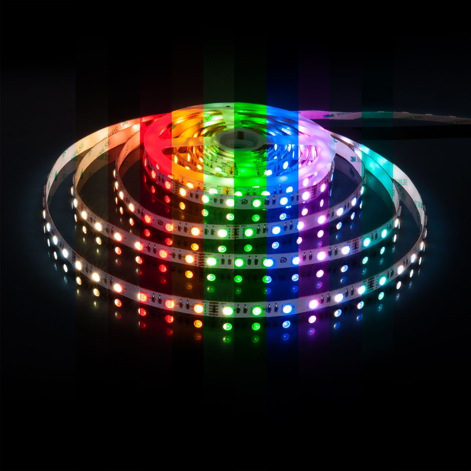 фото Лента светодиодная elektrostandard 60led 24w ip20 rgb 4200k (5050 24v 60led 24w ip20 rgbw)