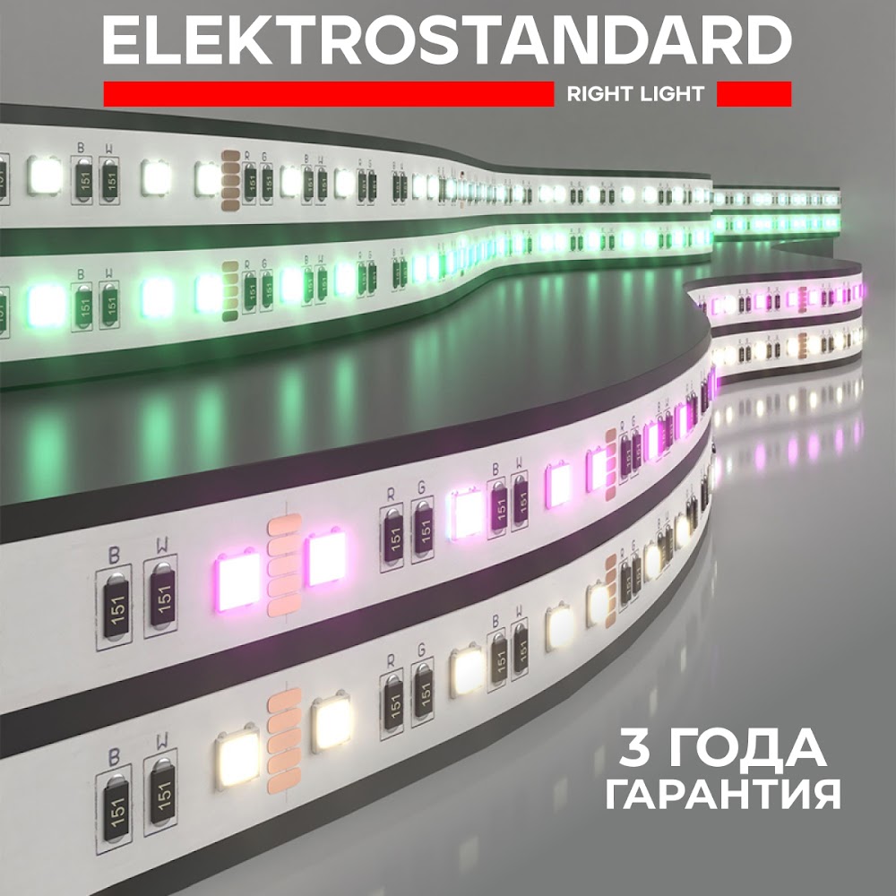 Светодиодная лента Elektrostandard RGBW 5050 24V 24W 60Led/м Miх RGB/4200К IP20 5м