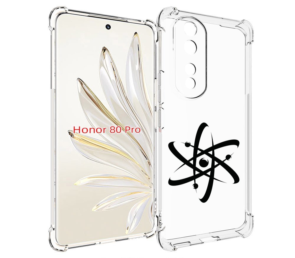 

Чехол MyPads атом для Honor 80 Pro, Прозрачный, Tocco