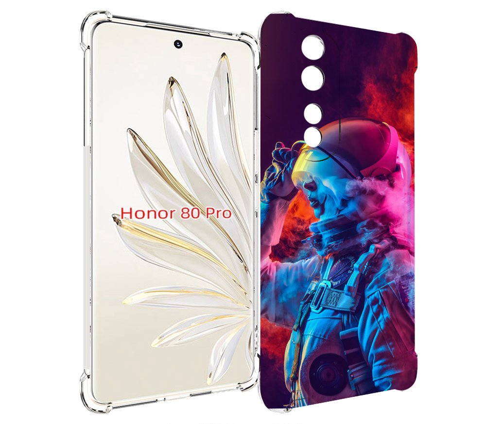 

Чехол MyPads астронавт в дыму для Honor 80 Pro, Прозрачный, Tocco