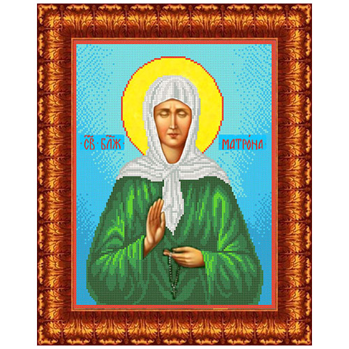 

Канва с рисунком для бисера Матрона Московская А3