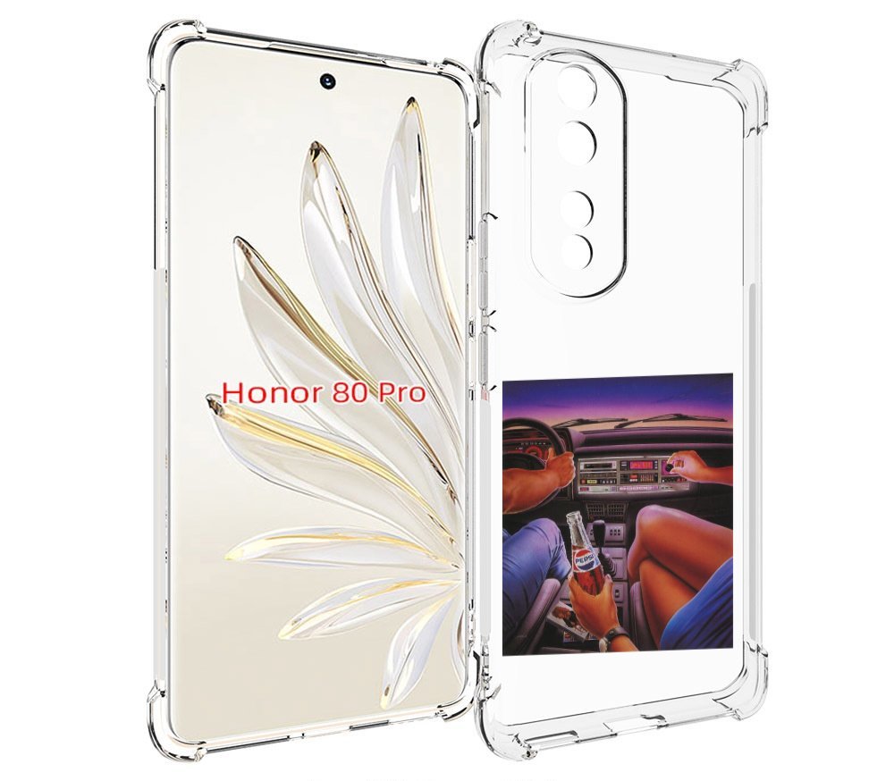 

Чехол MyPads американская машина салон для Honor 80 Pro, Прозрачный, Tocco