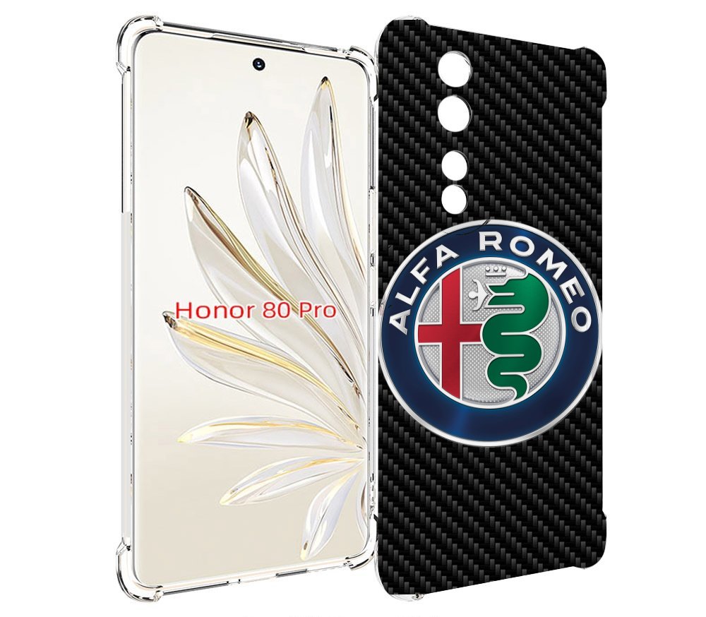

Чехол MyPads альфа-ромео мужской для Honor 80 Pro, Прозрачный, Tocco