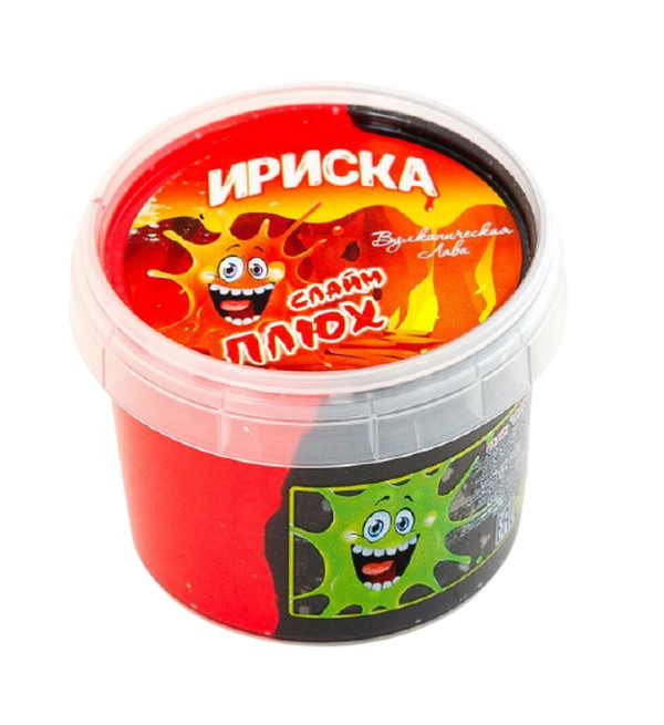 

Слайм Плюх Ириска. Вулканическая лава, 100 г Плюх