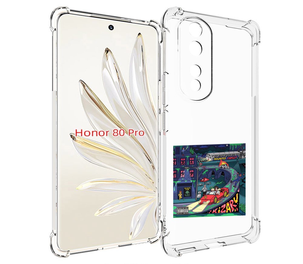 

Чехол MyPads Яд (альбом Kizaru) для Honor 80 Pro, Прозрачный, Tocco