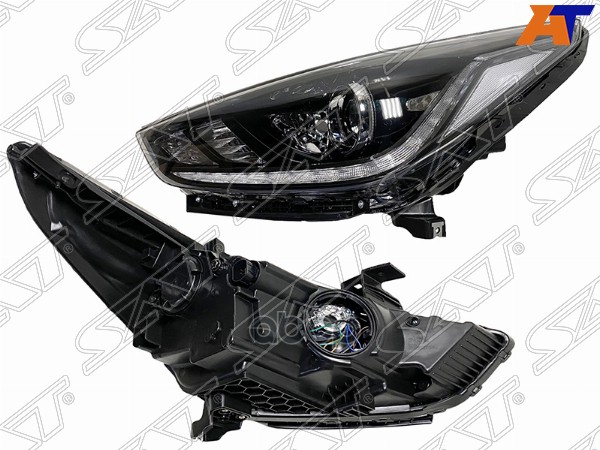 

SAT Фара HYUNDAI SOLARIS 17-20 LH линза, ДХО