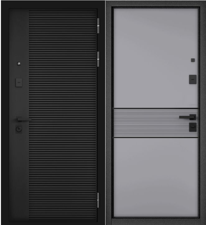 

Двери Mastino CITY PRIME 160/ Черный матовый/Черный муар-Гриджио 860, CITY PRIME 160/ Черный матовый/Черный муар-Гриджио