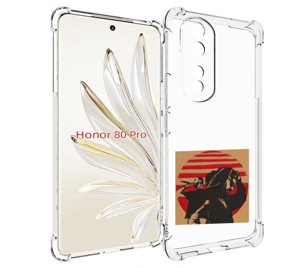 

Чехол MyPads Утопия Мияги и Энди панда для Honor 80 Pro, Прозрачный, Tocco
