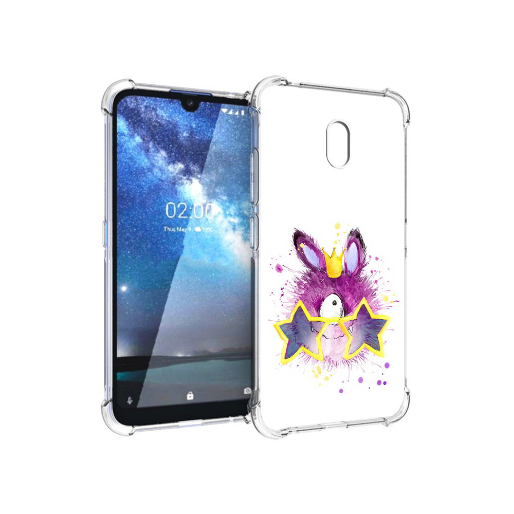 

Чехол MyPads Tocco для Nokia 2.2 Шуршуля (PT134721.103.202), Прозрачный, Tocco