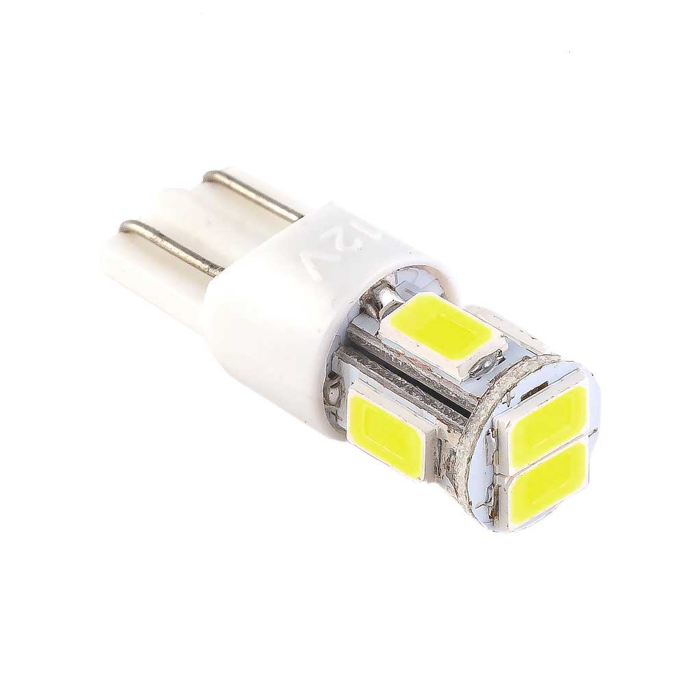 Лампа светодиодная W5W 12V 5SMD 60Lm бел