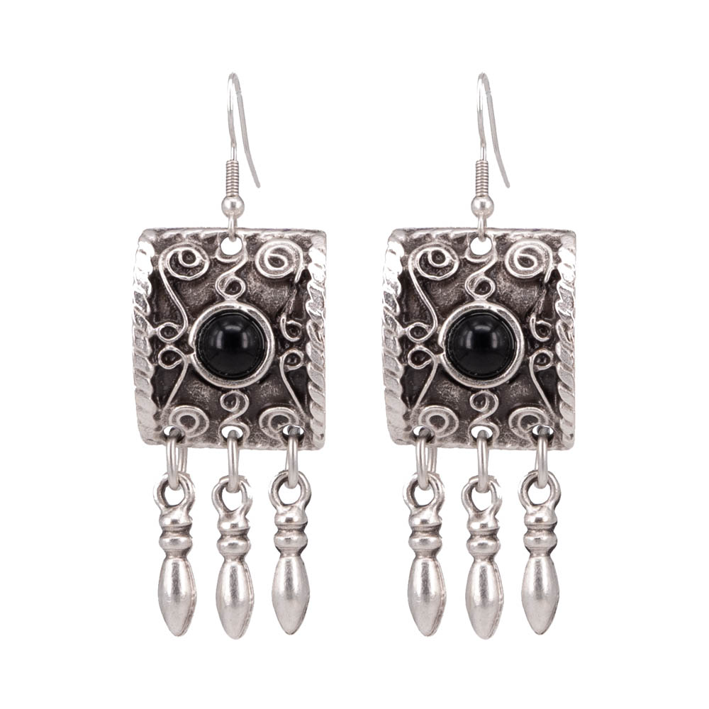 

Серьги шандельеры из бижутерного сплава OTOKODESIGN 1-56093, акрил, 1-56093