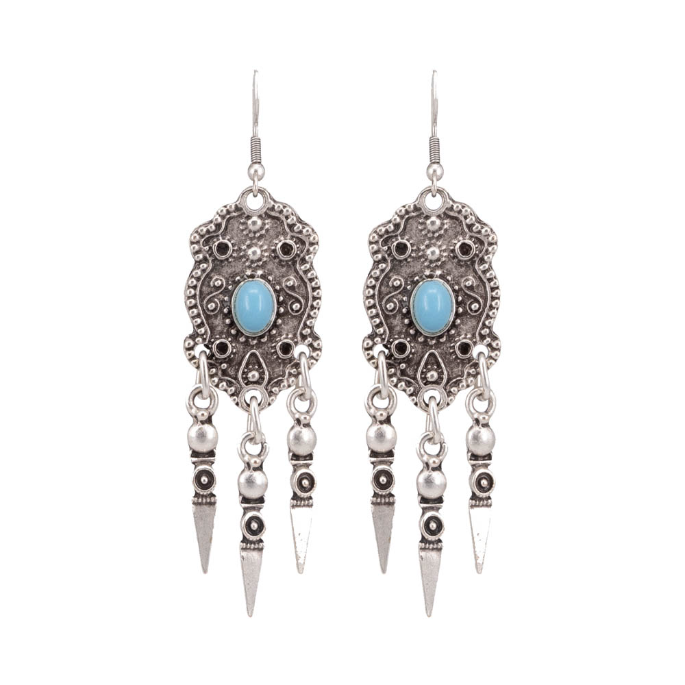 

Серьги шандельеры из бижутерного сплава OTOKODESIGN 1-56098, акрил, 1-56098