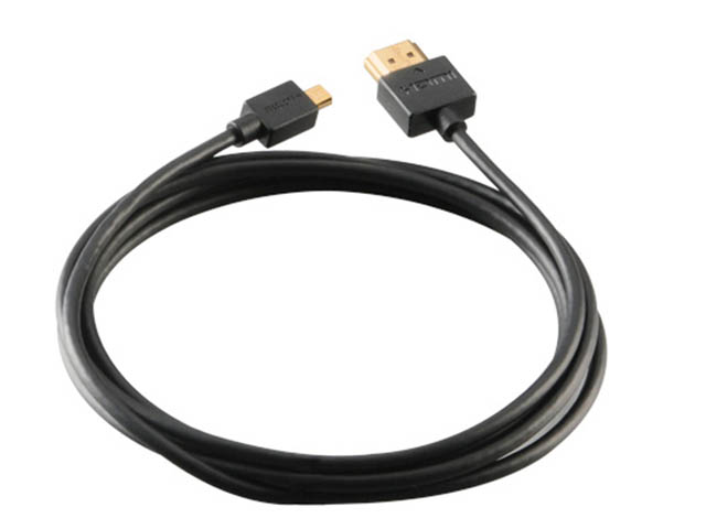 

Кабель Akasa Proslim HDMI - Micro HDMI 2m AK-CBHD14-20BK, AK-CBHD14-20BK