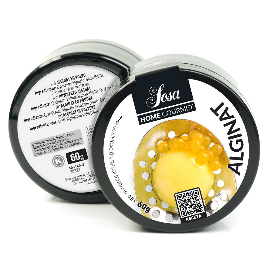 

Альгинат натрия Sosa, Home Gourmet 60 гр