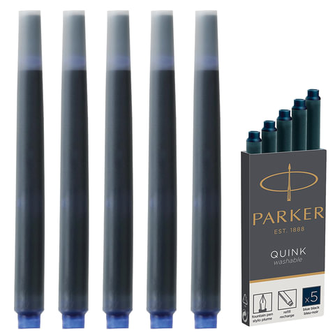 

Картриджи чернильные Parker Cartridge Quink, комплект 5 штук, темно-синие, 1950385, 2 шт