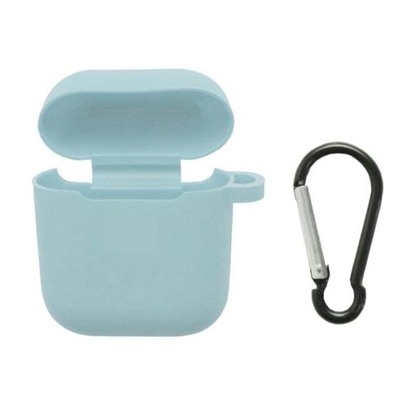 фото Чехол airpods 1/2 silicon case light blue nobrand