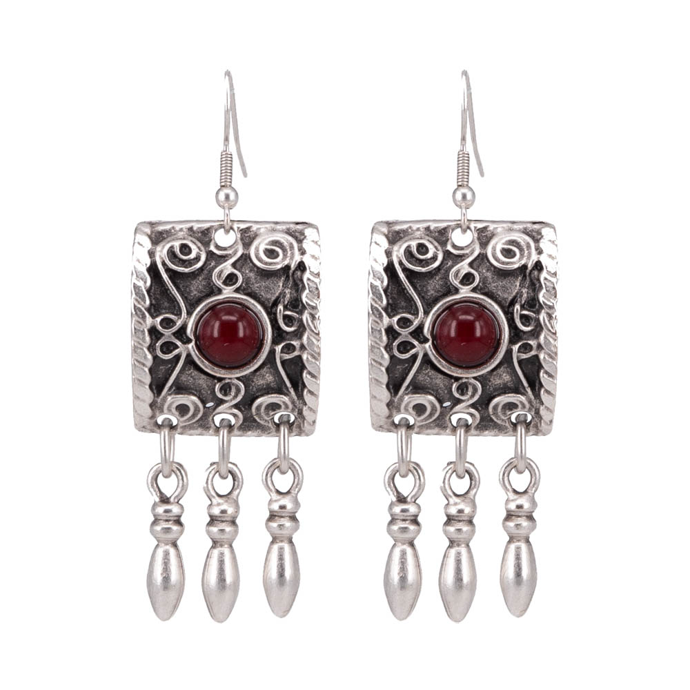 

Серьги шандельеры из бижутерного сплава OTOKODESIGN 1-56092, акрил, 1-56092