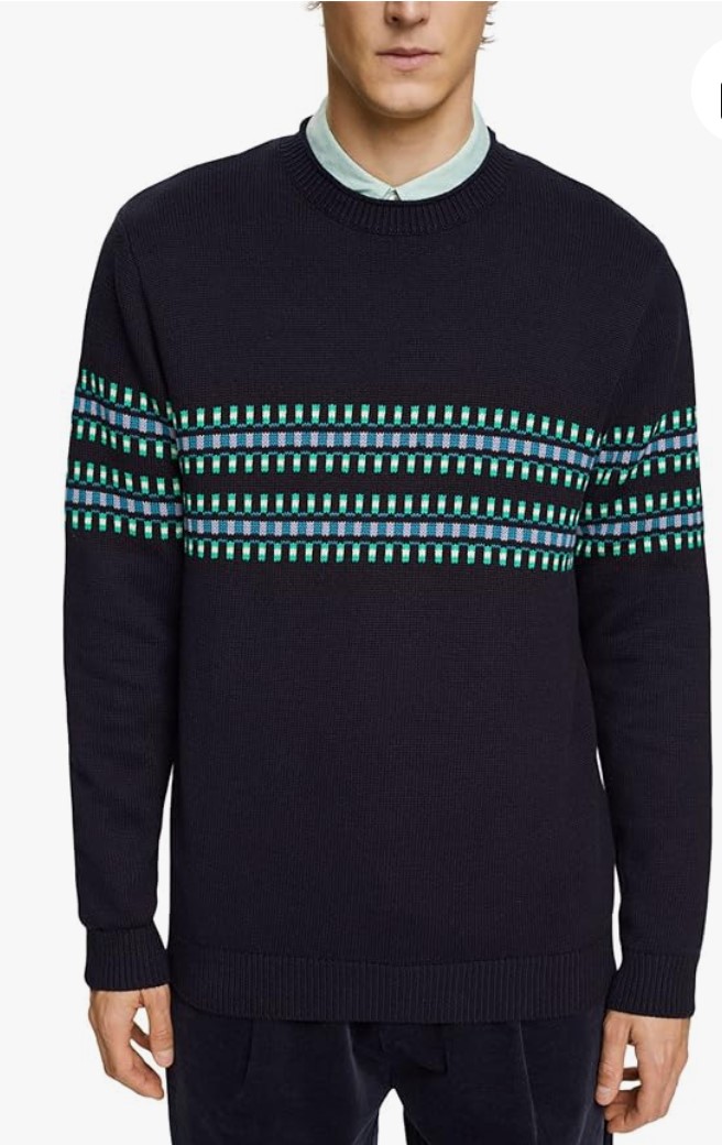 

Джемпер мужской Esprit 112EE2I306 черный XXL, 112EE2I306
