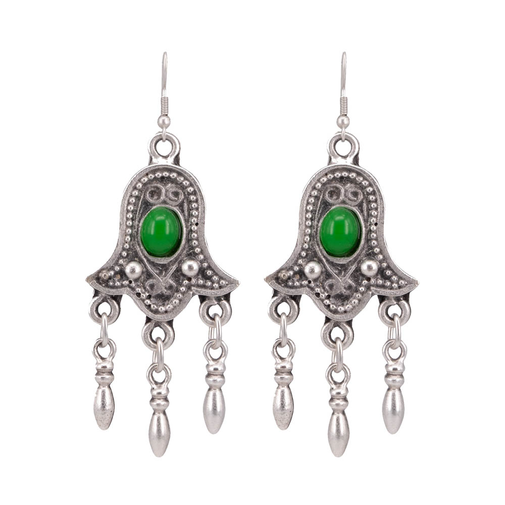 

Серьги шандельеры из бижутерного сплава OTOKODESIGN 1-56088, акрил, 1-56088