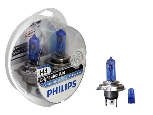 

Лампа автомобильная галогенная Philips 12342CVSM, H4, 12В, 60Вт, 2шт