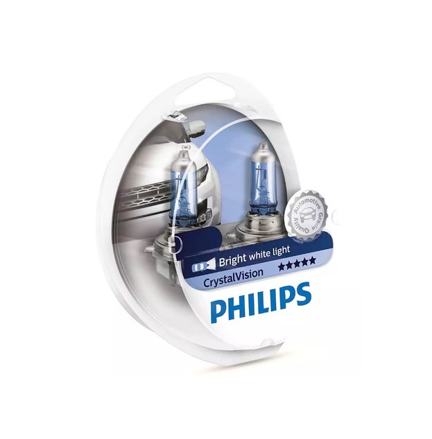 фото Лампа автомобильная галогенная philips 12342cvsm, h4, 12в, 60вт, 2шт