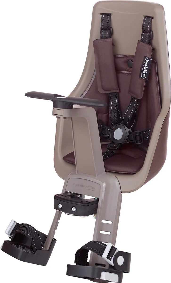 

Велокресло переднее Bobike Exclusive Mini Plus Toffee Brown, Exclusive Mini Plus