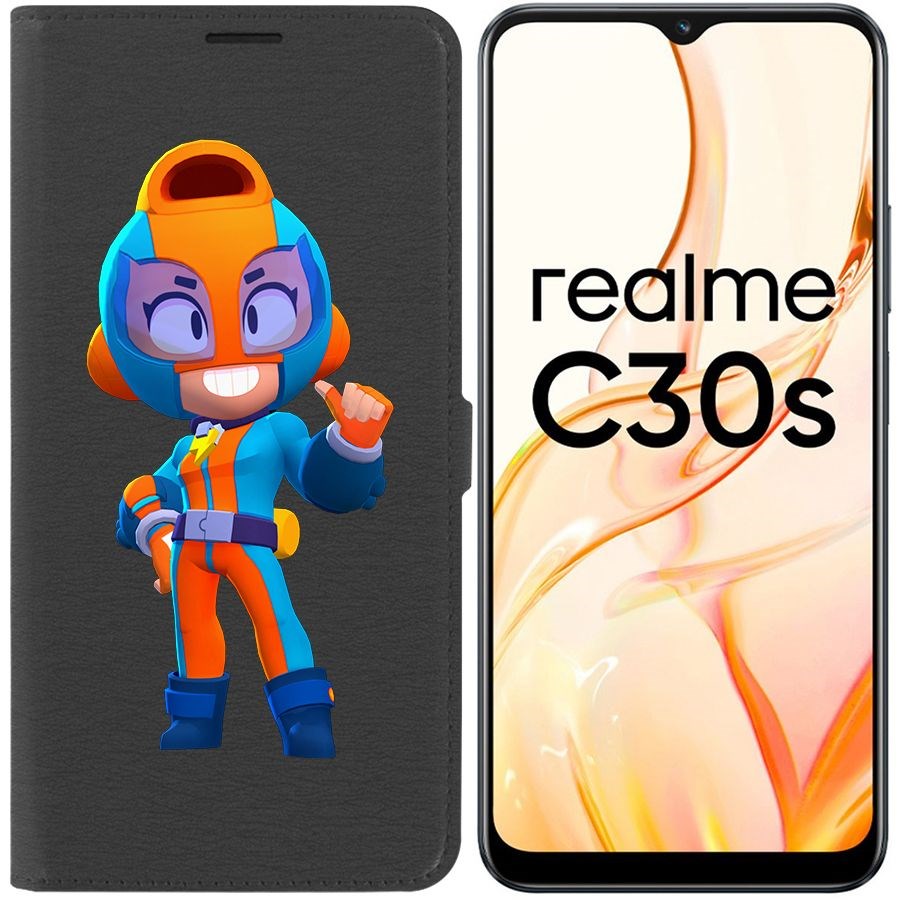 

Чехол-книжка Eco Book для Realme C30s Brawl Stars-GT Макс