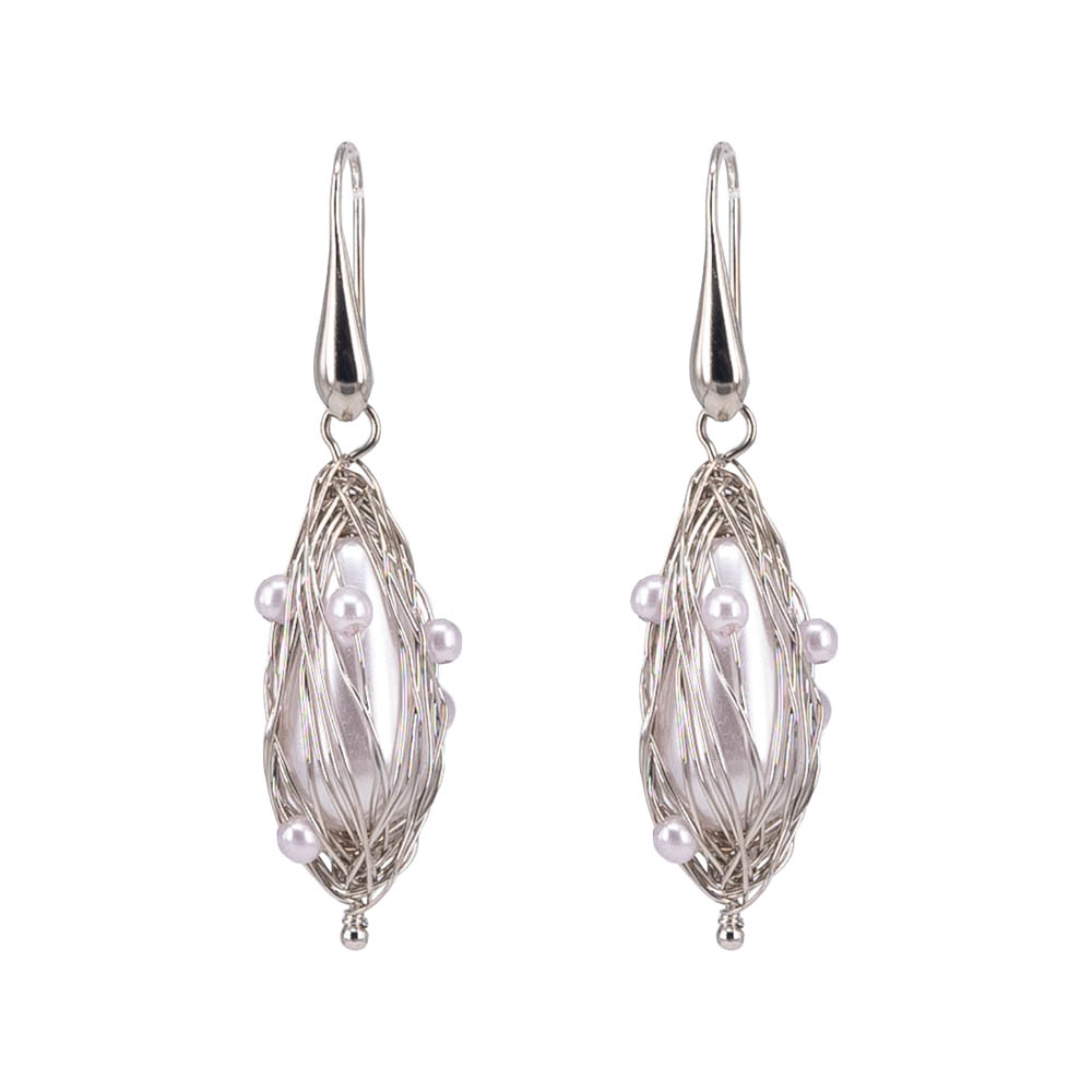

Серьги женские OTOKODESIGN 1-55641 серебристые, 1-55641