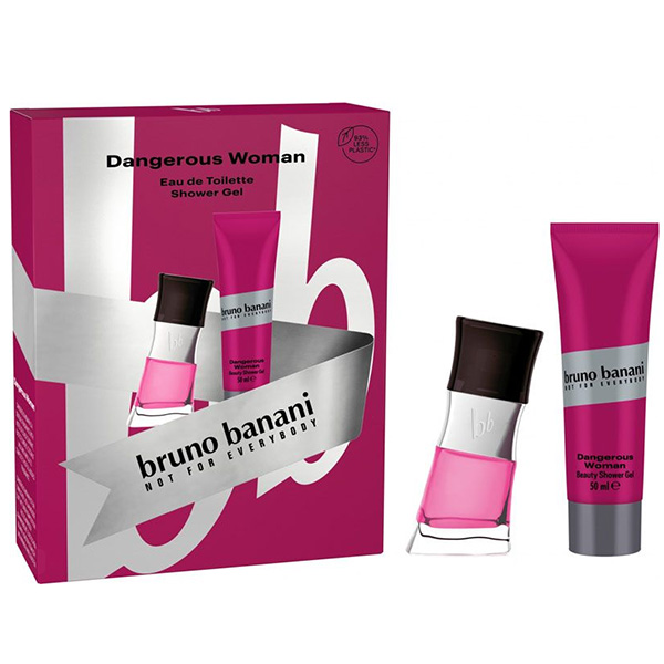 Парфюмерный набор для женщин Bruno Banani Dangerous Woman тв 30 мл гель для душа 50 мл 2226₽