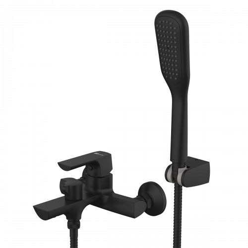 

LEMARK LM7214BL URSUS, Смеситель для ванны с коротким изливом, черный, LM7214BL URSUS