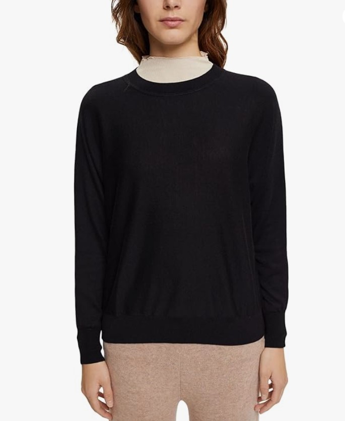 Свитер женский Esprit 112EE1I325 черный XS 3090₽