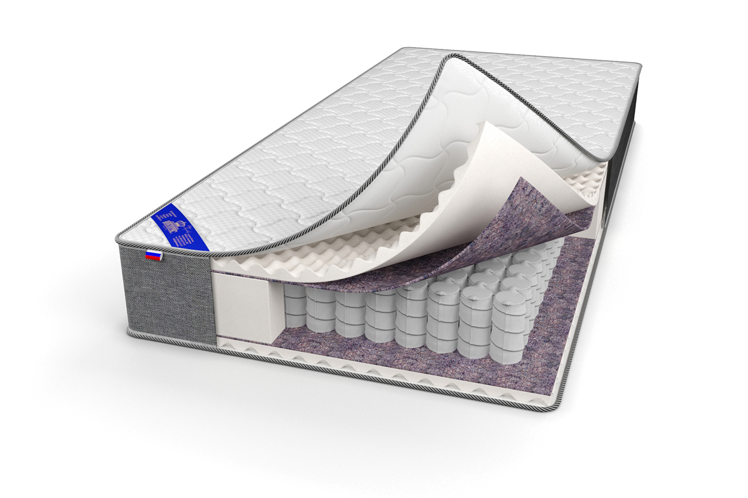 Матрас пружинный ВикториС Элегант Gold №3М, 330726, жесткость ниже средней 120х200 см