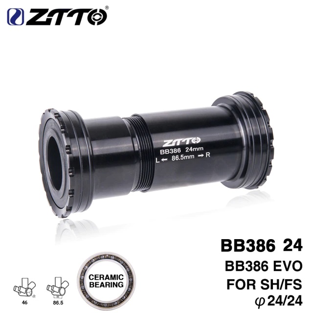 Каретка ZTTO ZZ-PTZZBB386EVO24