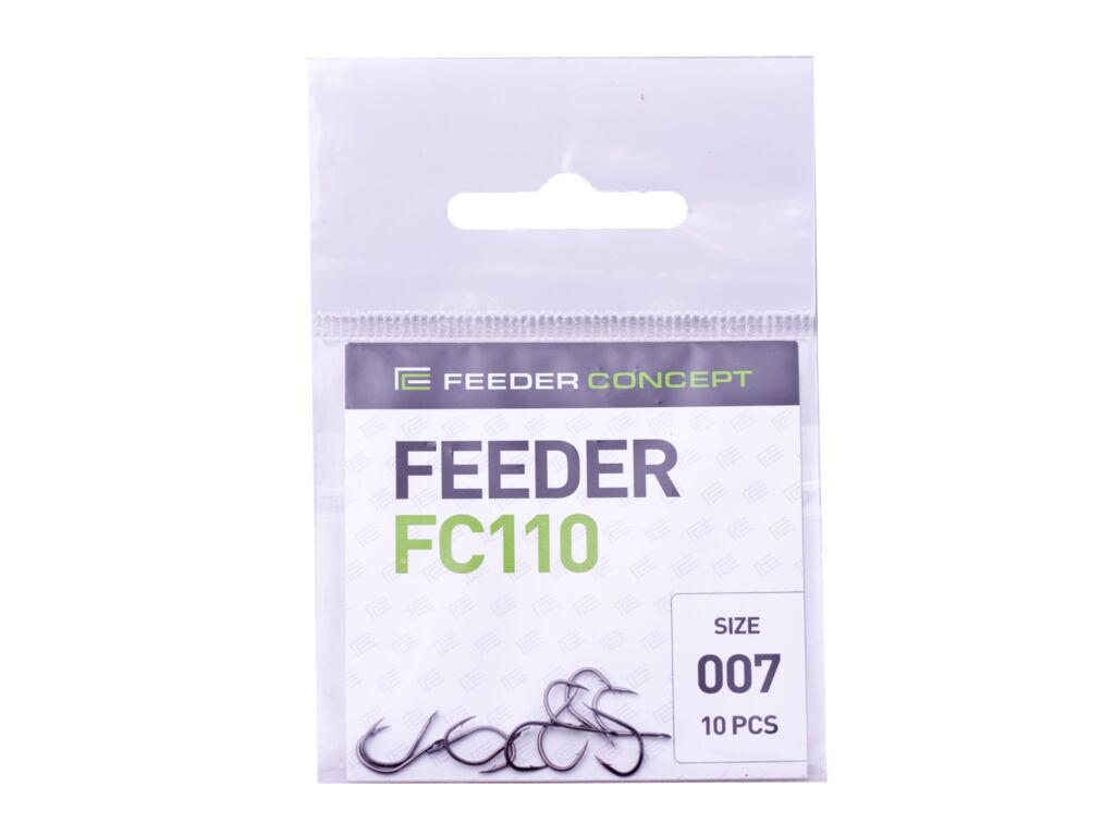 фото Рыболовные крючки feeder concept feeder fc110 №7, 10 шт