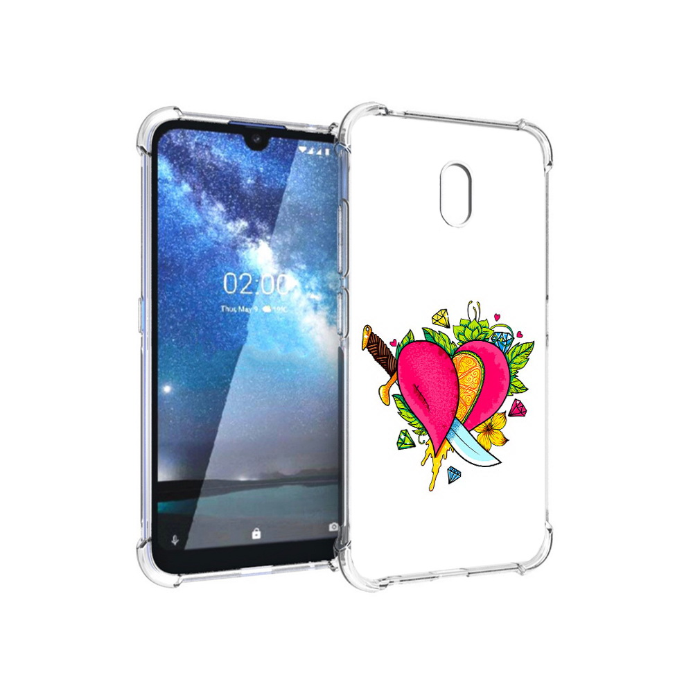

Чехол MyPads Tocco для Nokia 2.2 Фруктовое сердце (PT134721.103.188), Прозрачный, Tocco