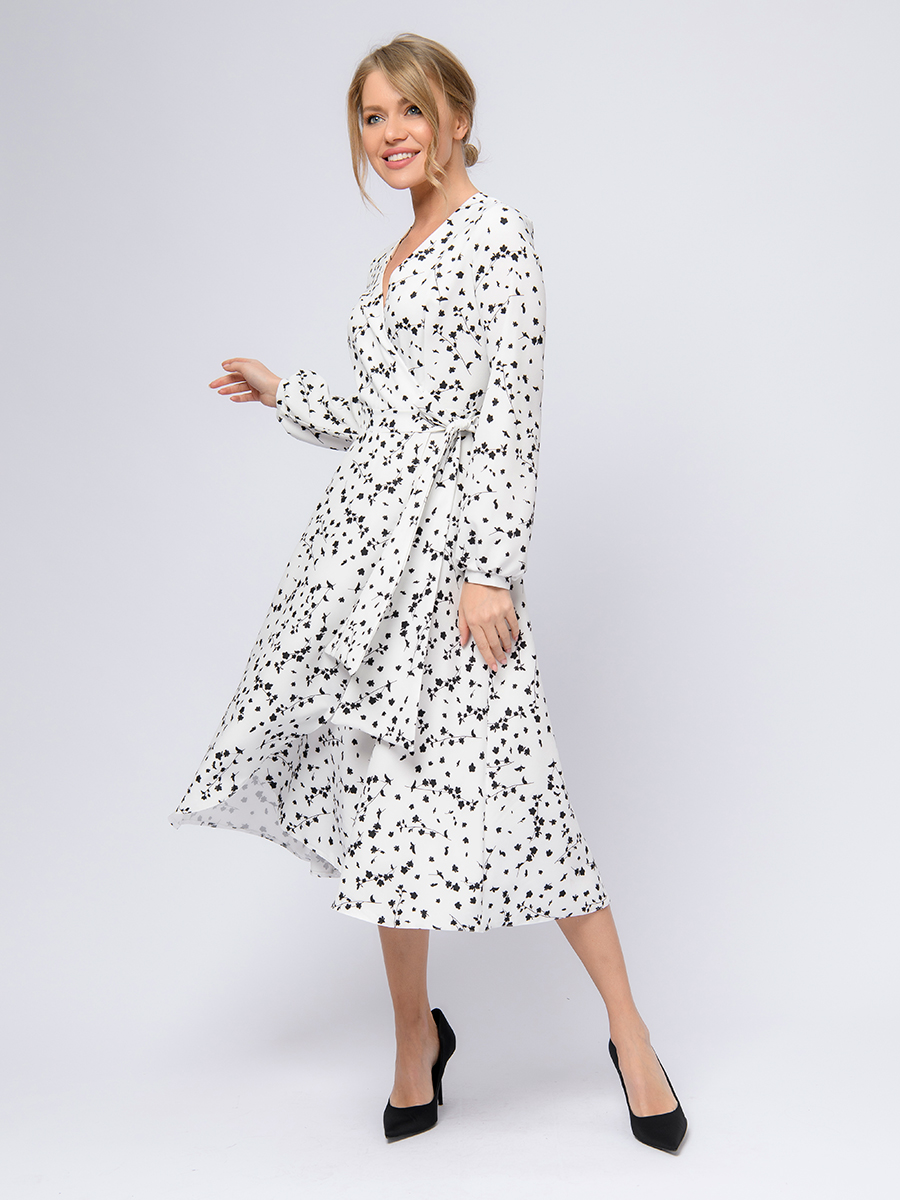 

Платье женское 1001dress 0101141WP белое 42, Белый, 0101141WP