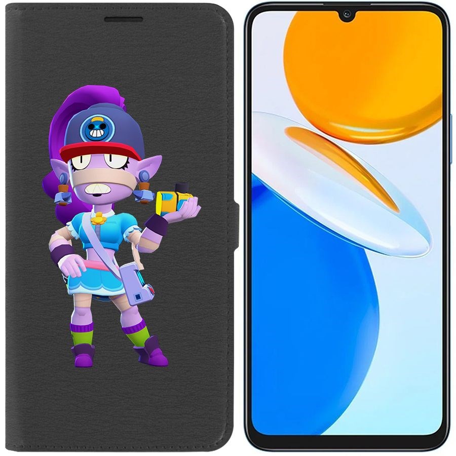 

Чехол-книжка Eco Book для Honor X7 Brawl Stars-Суперфанатка Эмз
