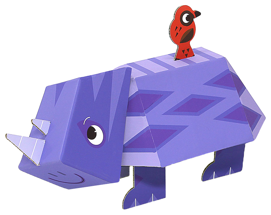 

Игрушка из картона Krooom Носорог, модель Fold my Safari Krooom, k-491