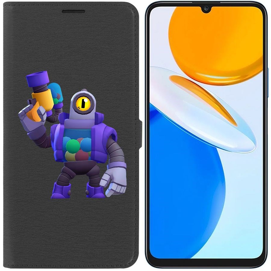 

Чехол-книжка Eco Book для Honor X7 Brawl Stars-Рико