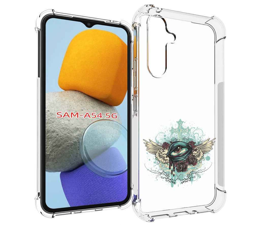 

Чехол MyPads плачущий глаз с крыльями для Samsung Galaxy A54, Tocco