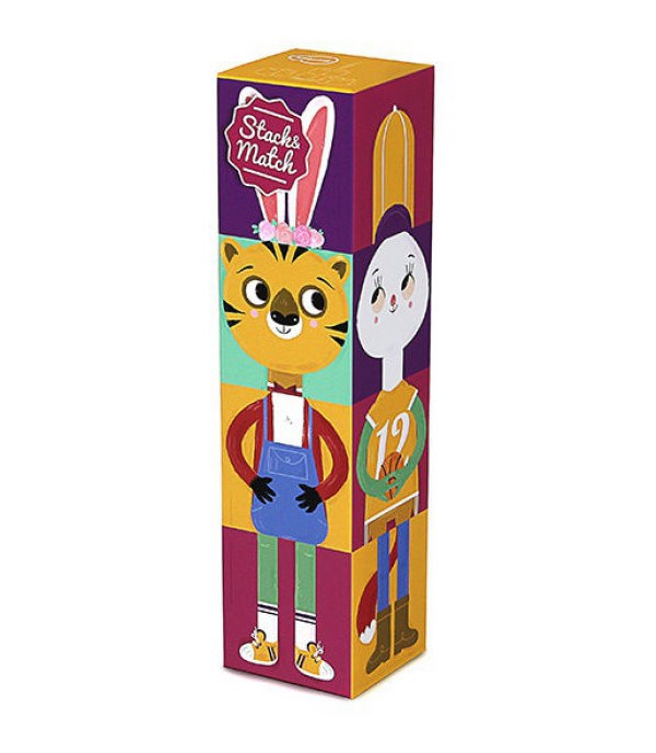 

Кубики из картона Krooom Stack&Match Животные Krooom, k-440